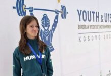 Lóránt Jázmin három aranyérmet nyert a serdülő súlyemelő Európa-bajnokságon